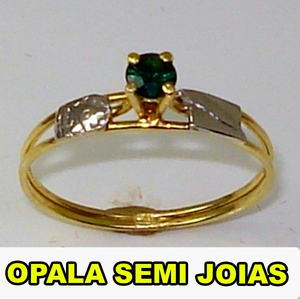 Anel de Formatura Ouro Magistério Solitário Ouro 18K