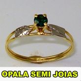 Anel de Formatura Ouro Magistério Solitário Ouro 18K